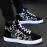 Trendy Men's High Top Sneakers - Non-Slip, Comfortable Lace-Up, Multi-Season Street Style Footwear