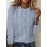 Striped Print Crew Neck T-shirt, Casual Long Sleeve T-shirt For Spring & Fall, Women's Clothing
