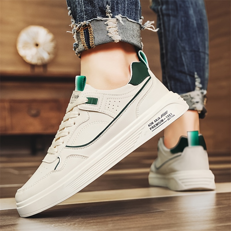 colour block skateboard shoes men s trendy street style details 12